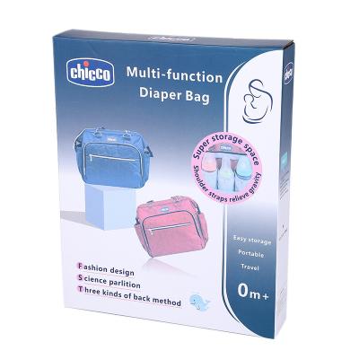 China Factory Recyclable Custom Gift Packing Box Mom Backpack Color Box Corrugated Paper Gift Box for sale