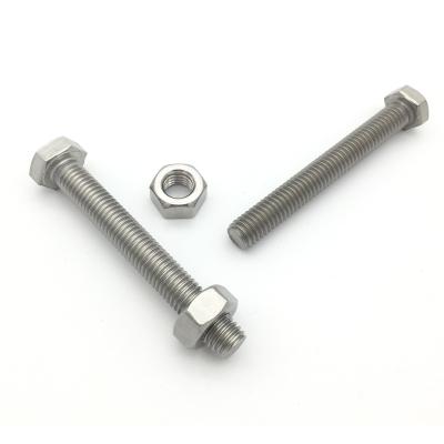 China In Petroleum New Products CNC Parts Monel K500 Monel 404 Nickel Alloy Steel Stud Bolt And Nut Price for sale