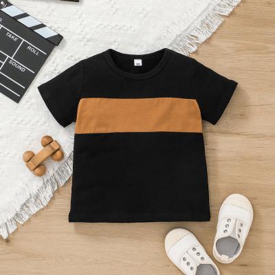 China Wholesale 2022 New Arrival Child Wear Clothing Boy Short Sleeve Shirt Tops Boy Suit Cotton Shirt Summer Tops for sale