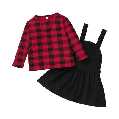 China 95% Cotton Girl Clothing 2 Pieces Set Clothing Wholesale Cheap Clothes High Quality Dress for sale