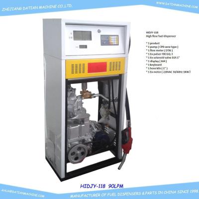 China HIDJY-118 90Lpm Fast flow output diesel pumping machine dispenser for sale