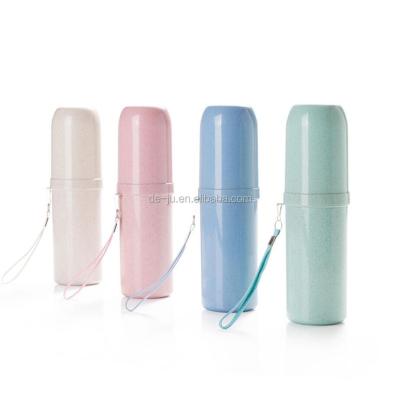 China Sustainable Travel Washing Tools Container Toothbrush Holder Cups for sale