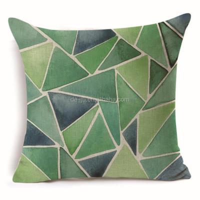 China Decoration Abstract Geometry Pattern Sublimation Cushion Cover for sale