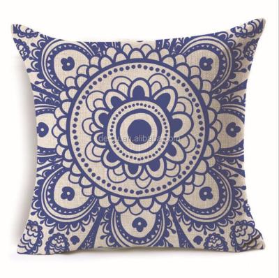 China Hotel Classic Flowers Printing Pillow Case Cushion Cover for sale