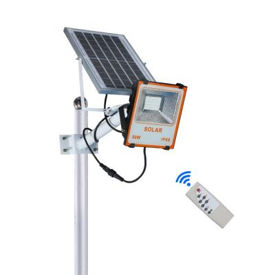 China Garden ip66 outdoor waterproof 50watt 100watt 150watt remote control led solar flood lighting for sale