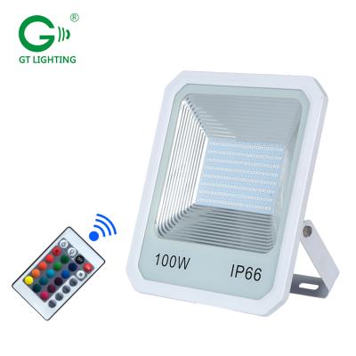 China New Model IP66 Aluminum RGB Explosion Proof Outdoor 30w 50w 100w 150w Garden Led Flood Light for sale