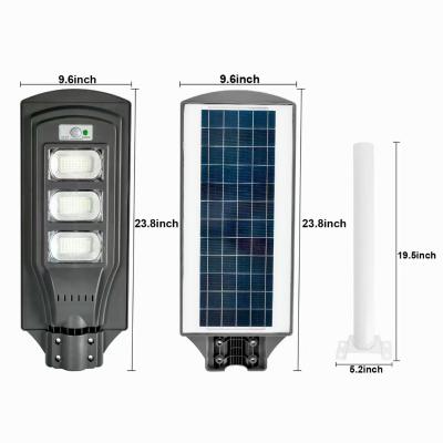 China Solar ROAD lamp manufacturers aluminum ip66 30w 60w 90w led solar street light for sale