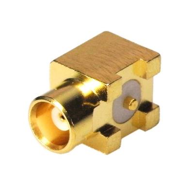 China MCX Jack SMT Right Angle Type 50/75 ohm F162-331X for sale