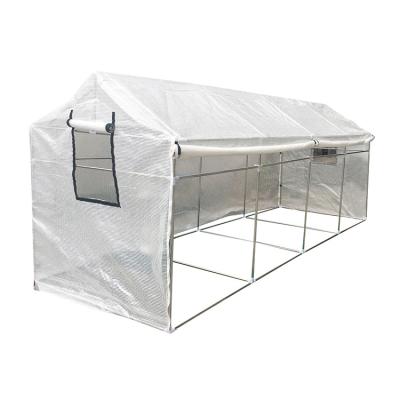 China Practical High Quality Low Cost Large size Custom Polytunnel Modular Plastic Frame Outdoor Greenhouse for agriculture for sale