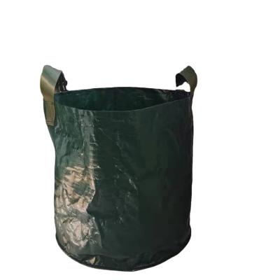 China Heavy duty 200l large container large tree pots grow bags pe tree planter bag dark green for sale for sale