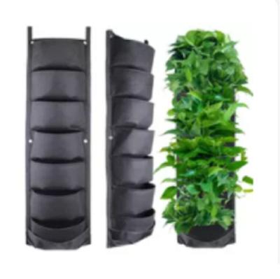 China Beautiful Decoration Vertical Garden Grow Bags, Flower Pot Gardening Bag, Felt Wall Planters for sale