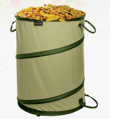 China Recyclable Universal Foldable Pop Up UP Garden Bag Leaf Collection Bag Collection Container Storage Waste Bag for sale