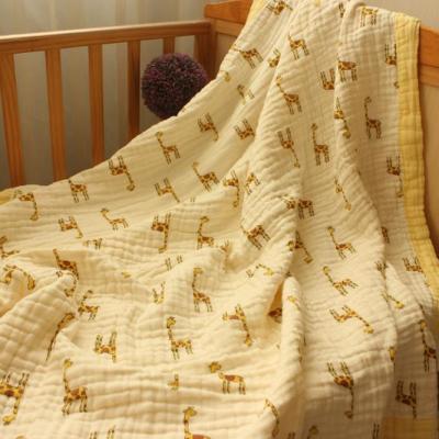 China Electric High Quality Muslin 4 Layer Cotton Muslin Wrap Covering For Little Baby for sale