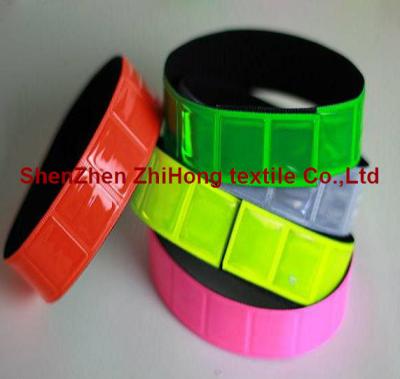 China High quality Hook and loop reflective material tape /PVC reflective arm straps for sale