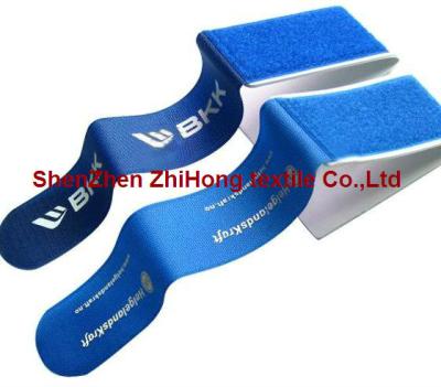 China Custom design Sew-on hook and loop binding strap /Sport sweat band for skiing holding for sale