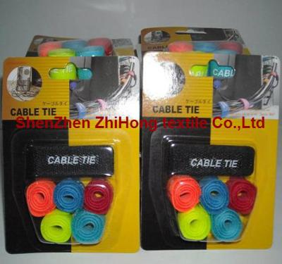 China Customized reusable hook loop buckle twist lock ties for sale