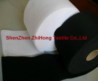 China Hot selling white/ black Brushed /napped loop fastener fabric for sale