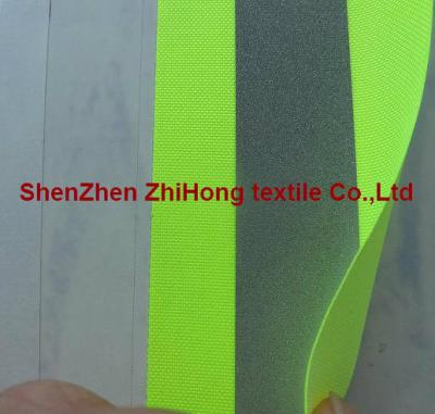 Китай High light Fluorescent oxford cloth reflective material heat transfer tape продается