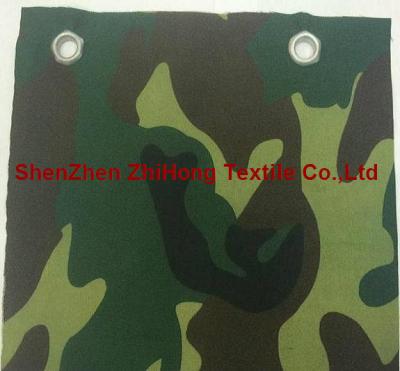 China Eco-friendly EMI silver-plated camouflage canvas fabric for military for sale