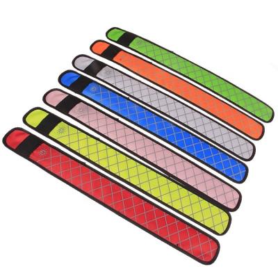 China Outdoor running sports led slap band reflective flashing wristband LED Slap Armband Light up Wrap Bracelets for sale