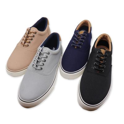 China Wholesale Custom Made Fashion Trend Light Weight Canvas Non-slip Flat Men's Shoes for sale