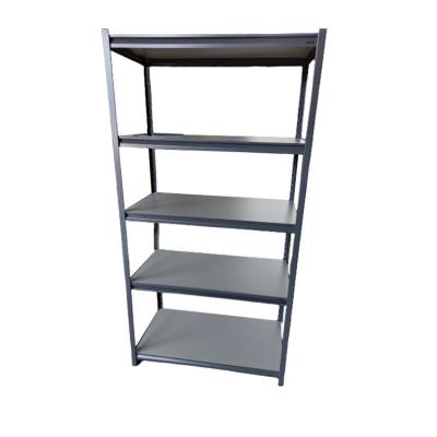 China Suitable for storage goods stacking medium height corner industrial warehouse storage rack metal slotted steel shelf bracket for sale