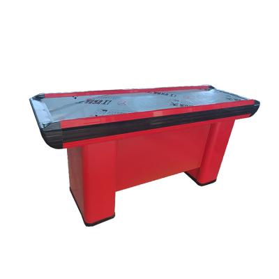 China Durable Modern Design Retail Cash Register Desk Grocery Counter Cashier Counter For Supermarket for sale