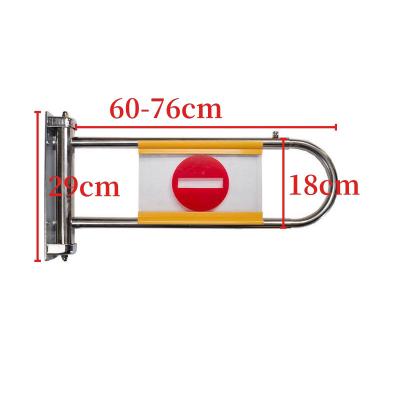 China Commercial Mechanical Manual Swing Small Grocery Checkout Counter Speed ​​Swing Barrier Gate Turnstile For Supermarket for sale