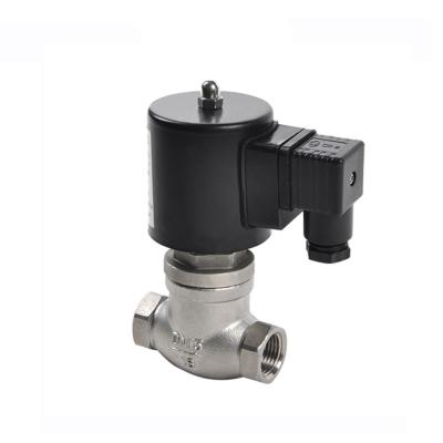 China 12V 24V General High Temperature DC NPT Wire Piston Hot Water Steam Solenoid Valve for sale