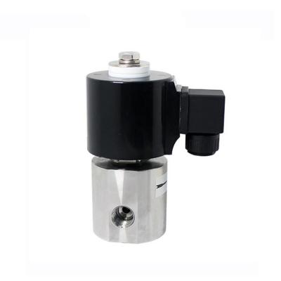 China COVNA 2 General Way 12V DC Stainless Steel Normally Closed High Pressure Water Air Solenoid Valve for sale