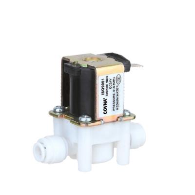 China Washing machine COVNA DN8 1/4 inch 2 way 24VDC pp normally closed plastic washing machine solenoid valve for sale