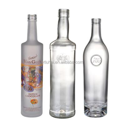 China Classic Wine Glass Bottles Top Selling Guaranteed Quality Glass Bottle Special Shaped Square Wine Bottles for sale