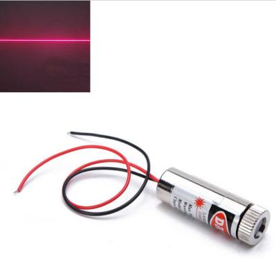 China Red Line Laser Dot Laser Generator 650nm 5mW Focusable Line Module for sale