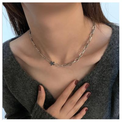 China Hiphop Rock Hip Hop Chain Personality Creative Star Chain Man and Woman Irregular Splicing Necklaces for sale