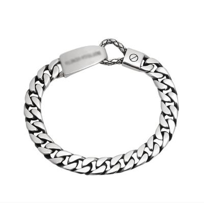 China FASHIONABLE Factory Direct Hot Selling Popular Hip Hop Cuba Stainless Steel Link Chain Bracelets Bangles for Men and Women for sale