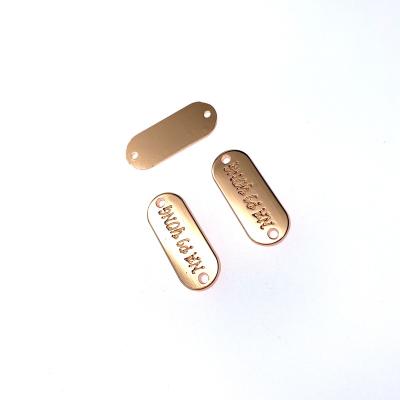 China Viable Free Design Metal Tag Custom Logo Clothing Tags Labels Label Tag for sale