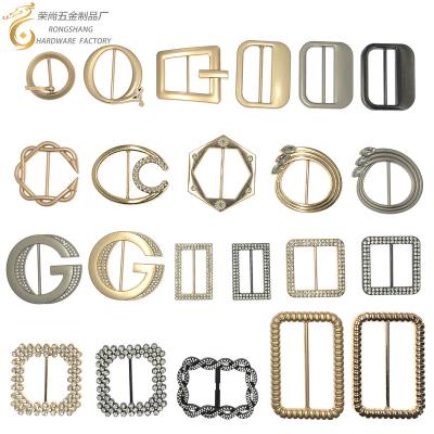 China Metal Belt Adjustment Needle Buckle Diamond-encrusted Pearl Scarf Sun Word Waist Buckle Silk Corner Knotted Decorative Buckle 1 for sale