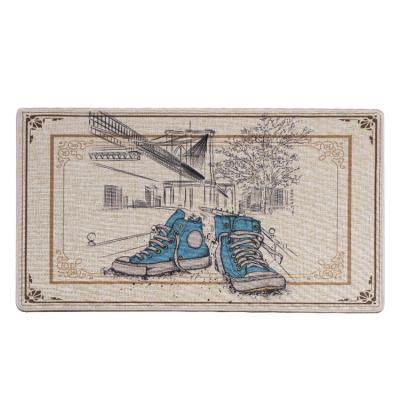 China Drying Washable High Quality Modern Rubber Oriental Rugs Outdoor Flooring Door Mats for sale