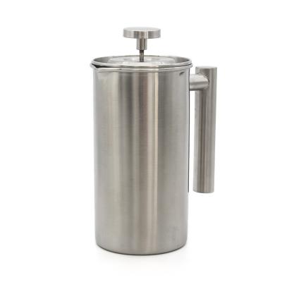 China Stored Outdoor Camping Travel Heats Up Campfire Brewer French Press Coffee Maker Stainless Steel Coffee Pot BPA Free for sale