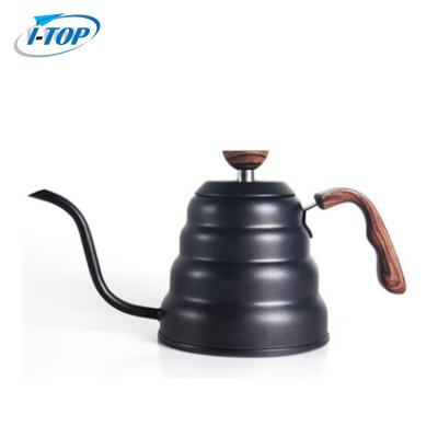 China Sustainable 304 Stainless Steel Spill Over Coffee Pot 1200ml Cloud Coffee Kettle Thermos Tea Coffee Pot for sale