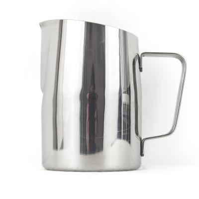 China 600ml/21OZ Viable Latte Art Pen Polishing Stainless Steel Milk Foaming Pitcher for Hot for sale