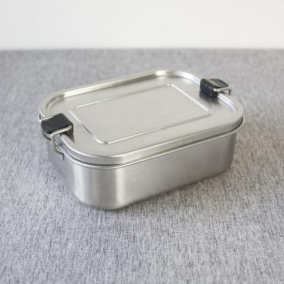 China Hot Selling Amazon Stainless Steel Portable Metal Freshness Storage Kids Bento Lunch Box for sale