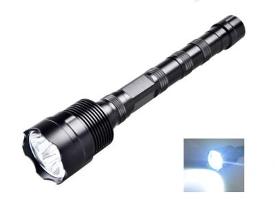 China Heavy Duty Camping 3000Lm 3 LED Flashlight Long Range Searchlight Large Defense Weapons Torch Light For Emergency for sale