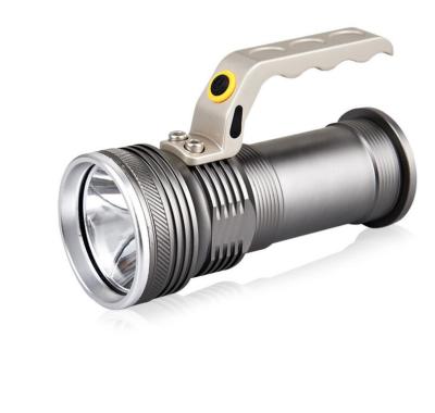 China T6 Camping Torch Heavy Duty Light Hunting High Beam 18650 Rechargeable Handheld Led Flashlights With Handle for sale