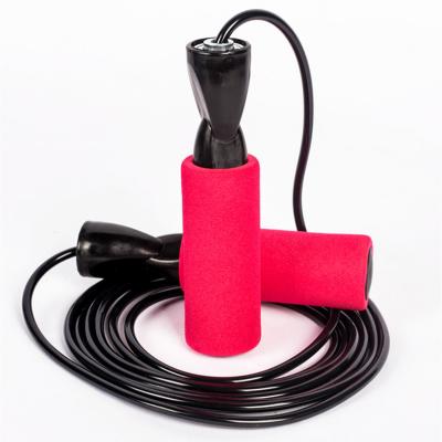 China Strength Training PP Plastic Jumping Jump Rope For Fitness With Removable Sponge Handle for sale