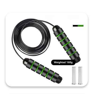 China Body Buiding Wholesale 320g Jump Rope With Speed ​​Adjustable Cable Weight Handle Jump Rope for sale