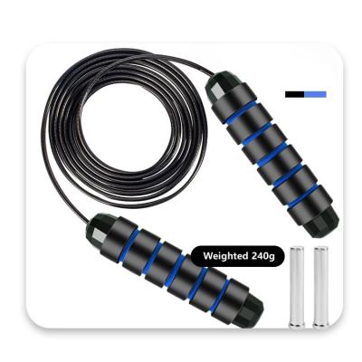 China Wholesale Plastic Fast Fitness Equipments Aerobics Exercise Gym Adjustable Speed ​​400g Jump Rope for sale