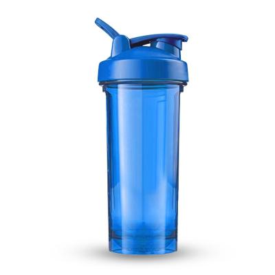 China Sustainable Wholesale Custom logo 800 ml plastic cup Sport drink Shakers Cups Protein Shaker Water Bottle for sale