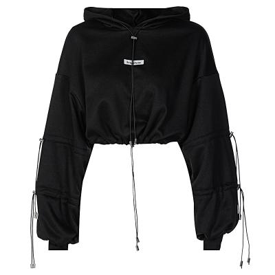 China JINPO A002-173 embroidery loose cropped tops women's loose hooded explosive hooded long-sleeved clothing of the new JINPO A002-173 sweater for sale