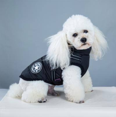 China Amazon Sustainable Hot Selling Pet Cotton-padded Clothes Winter Clothing Thickened Dog Clothes for sale